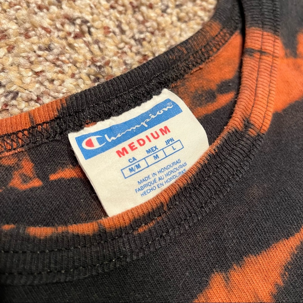 Vintage Bleach Dyed Champion Tee - Picture 8 of 8